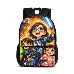 Star Wars Backpack Movie Same Style Game Printe Student Boys/Girls New Fashionable and Versatile Lightweight Shoulder Protection
