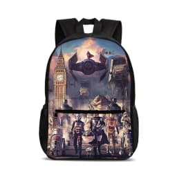 Star Wars Backpack Movie Same Style Game Printe Student Boys/Girls New Fashionable and Versatile Lightweight Shoulder Protection