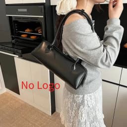 Vintage Long Shoulder Bag Women Shoulder Bag Luxury PU Leather Ladies Handbag Female Commuter Shopping Underarm Bag