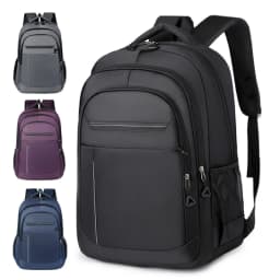 Durable Backpack | Universal Leisure Backpack | Multi-Pocket Travel Bag, Suitable for Business Travel, Short Trips - Black