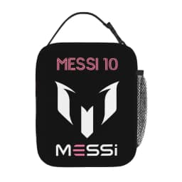 Custom Messis 10 Football Argentina Insulated Lunch Bag Food Container Portable Thermal Cooler Lunch Boxes For School Office