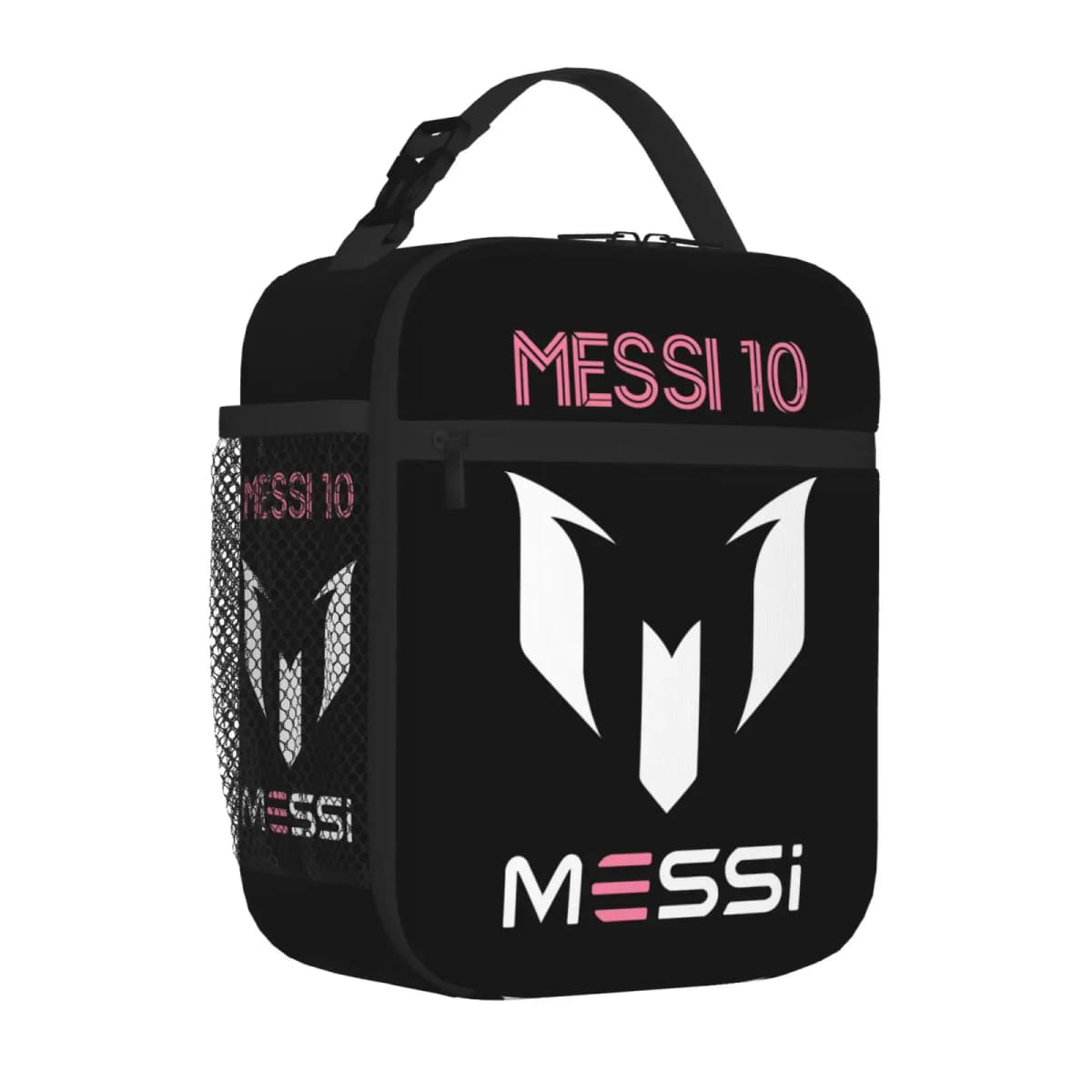 Custom Messis 10 Football Argentina Insulated Lunch Bag Food Container Portable Thermal Cooler Lunch Boxes For School Office