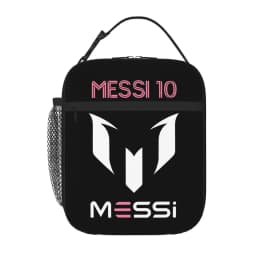 Custom Messis 10 Football Argentina Insulated Lunch Bag Food Container Portable Thermal Cooler Lunch Boxes For School Office