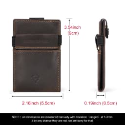 Anti-theft Rfid Credit Card Holder Wallet for Men Genuine Leather Slim Bank ID Cardholder Case Portable Minimalist Porte Carte