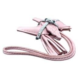 Soft Genuine Sheepskin Pegasus Pony Charm with Crocodile-Embossed Wings And Detachable Rivet Rope Accents Premium Gift Accessory