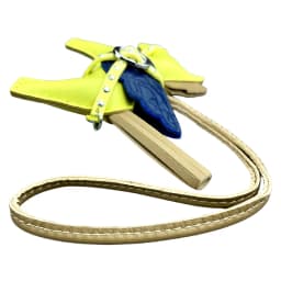 Soft Genuine Sheepskin Pegasus Pony Charm with Crocodile-Embossed Wings And Detachable Rivet Rope Accents Premium Gift Accessory