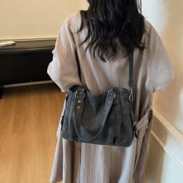 Top Quality Faux Suede Leather Shoulder Hand Bags for Women Luxury Lazy Commuting Handbags Women Bags Deisgner Large Capacity