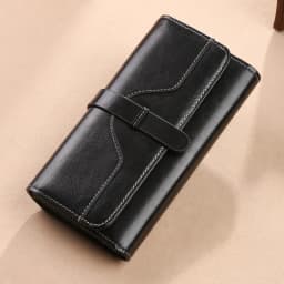 RFID Anti-Theft Brush New Three Fold Multi Fold Genuine Leather Cowhide Wallet Multifunctional Anti Tamper Magnetic Card Bag Sho