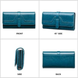 RFID Anti-Theft Brush New Three Fold Multi Fold Genuine Leather Cowhide Wallet Multifunctional Anti Tamper Magnetic Card Bag Sho