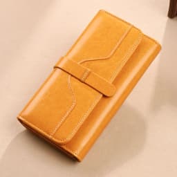 RFID Anti-Theft Brush New Three Fold Multi Fold Genuine Leather Cowhide Wallet Multifunctional Anti Tamper Magnetic Card Bag Sho