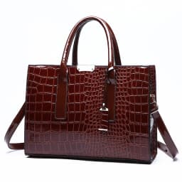 Crocodile Women's Crossbody Patent Leather Women's Messenger Bag Bag High Quality Ladies Handbag