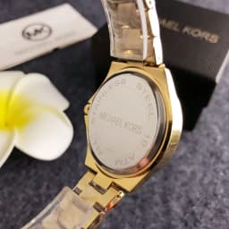 Michael Kors Women's Fashion New Light Luxury Commuter Watch Bag MK Three Eyes Casual Girl Exquisite Gift Wallet