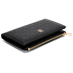 CHCH Women's Wallet Slim Two Fold Clip Blocking with Zipper Coin Pocket