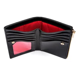 CHCH Women's Wallet Slim Two Fold Clip Blocking with Zipper Coin Pocket
