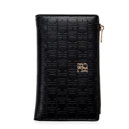 CHCH Women's Wallet Slim Two Fold Clip Blocking with Zipper Coin Pocket