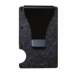 Bright/Matte Forged Carbon Fiber Minimalist Slim Wallet for Men RFID Cashback Credit Card Holder Luxury Metal Case Aluminum