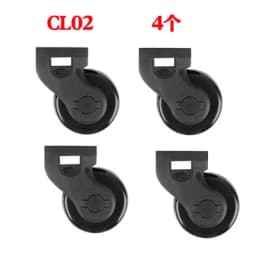 Suitcase Luggage Replacement Accessories Dismountable Removable Universal Wheels Plug-In Detachable Wheel Pulley Repair Parts