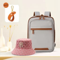 High-Quality USB Rechargeable Backpack Men's Waterproof Bag Large Laptop Backpack Unisex School Bag Youth Backpack