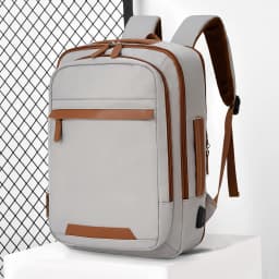 High-Quality USB Rechargeable Backpack Men's Waterproof Bag Large Laptop Backpack Unisex School Bag Youth Backpack