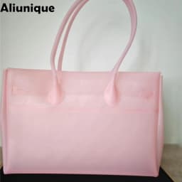Aliunique Casual Large Capacity New Handbags for Woman 2026 Summer Candy Color Bags Water Resistant Daily Use Tote Shoulder Bag