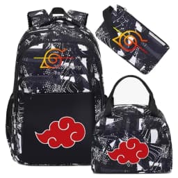 Camouflage Uzumaki Naruto Uchiha Sasuke Backpack for Men Hiking Backpacks Reflective Outdoor Travel Bags Teens Laptop School Bag