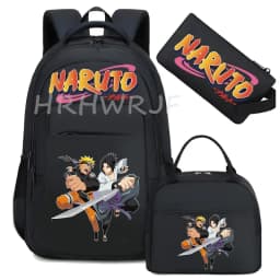 Camouflage Uzumaki Naruto Uchiha Sasuke Backpack for Men Hiking Backpacks Reflective Outdoor Travel Bags Teens Laptop School Bag