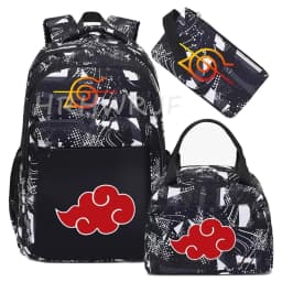 Camouflage Uzumaki Naruto Uchiha Sasuke Backpack for Men Hiking Backpacks Reflective Outdoor Travel Bags Teens Laptop School Bag