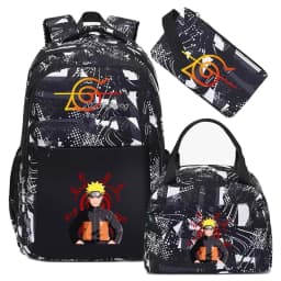 Camouflage Uzumaki Naruto Uchiha Sasuke Backpack for Men Hiking Backpacks Reflective Outdoor Travel Bags Teens Laptop School Bag
