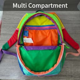12L Children's Backpack Small Capacity Durable Fashionable Double Shoulder Bag with Alpaca Logo for School And Travel