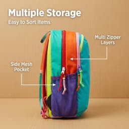 12L Children's Backpack Small Capacity Durable Fashionable Double Shoulder Bag with Alpaca Logo for School And Travel