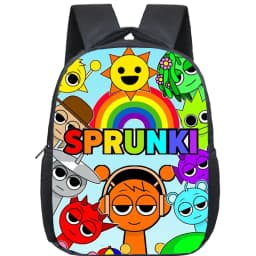 Incredibox Sprunki Backpack Toddler Cartoon Kindergarten Bags Mochila Boys Girls Sprunki School Bag Kids Orthopedic Bookbag Gift