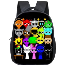 Incredibox Sprunki Backpack Toddler Cartoon Kindergarten Bags Mochila Boys Girls Sprunki School Bag Kids Orthopedic Bookbag Gift