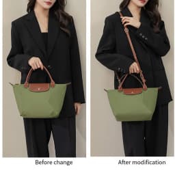 New Adjustable Purse Straps For Longchamp Replacement Crossbody Bags Handbag Wide Shoulder Strap Real Leather Adjustable