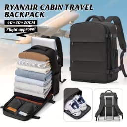Women Men Hand Luggage Backpack Business College Laptop Travel Backpack Waterproof Carry on  Airplane Ryanair Backpack 40x30x20