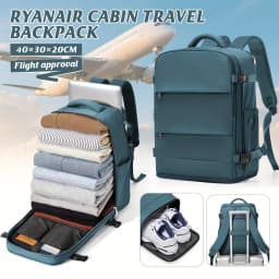 Women Men Hand Luggage Backpack Business College Laptop Travel Backpack Waterproof Carry on  Airplane Ryanair Backpack 40x30x20