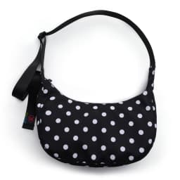 Nylon Medium Crescent Bag for Women Men,Crossbody Bag with Adjustable Strap&Dual Interior Zip Pocket Casual Daily Shoulder Bag