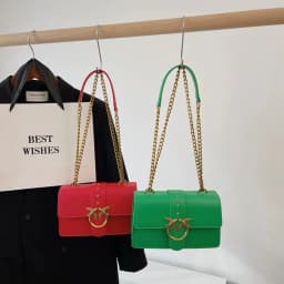 New Women Chain Crossbody Bag, European American Fashion Underarm Shoulder Bag, Vintage Metal Decor Small Square Purse for Daily