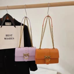 New Women Chain Crossbody Bag, European American Fashion Underarm Shoulder Bag, Vintage Metal Decor Small Square Purse for Daily