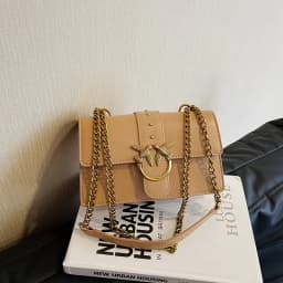 New Women Chain Crossbody Bag, European American Fashion Underarm Shoulder Bag, Vintage Metal Decor Small Square Purse for Daily