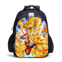 Dragon Ball Backpacks 16inch Anime Children's Schoolbag Black Primary Backpack For Kids Waterproof Double-Shoulder bag