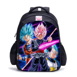 Dragon Ball Backpacks 16inch Anime Children's Schoolbag Black Primary Backpack For Kids Waterproof Double-Shoulder bag