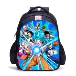 Dragon Ball Backpacks 16inch Anime Children's Schoolbag Black Primary Backpack For Kids Waterproof Double-Shoulder bag