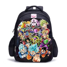 Dragon Ball Backpacks 16inch Anime Children's Schoolbag Black Primary Backpack For Kids Waterproof Double-Shoulder bag