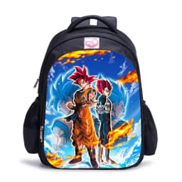 Dragon Ball Backpacks 16inch Anime Children's Schoolbag Black Primary Backpack For Kids Waterproof Double-Shoulder bag