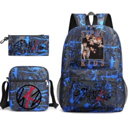 Kpop StrayKids Backpack Schoolbag Shoulder Bag Pencil Case Gift for Kids Students