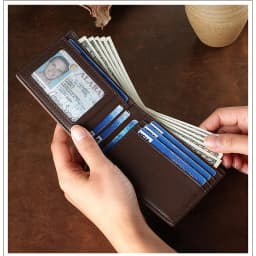 Men's Vintage Crazy Horse Leather Wallet Rfid Blocking Short Bifold Genuine Full Grain Cowhide Anti-Theft Card Holder Purse