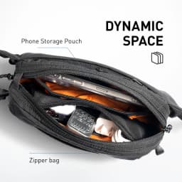 Mark Ryden Men's RFID Blocking Fanny Pack, Anti-theft Sling Bag, Lightweight Waist Pack for Travel, Hiking, Work