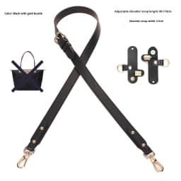 Leather Bag Shoulder Strap for Longchamp Pouch Short Handle MOCHA Small Bag Modification Without Punching Strap Bag Accessories