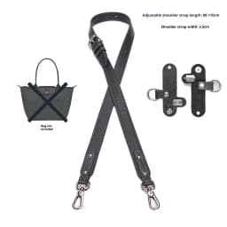 Leather Bag Shoulder Strap for Longchamp Pouch Short Handle MOCHA Small Bag Modification Without Punching Strap Bag Accessories