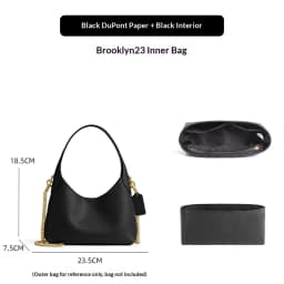 Bag Organizer Insert For Brooklyn 28 34 39 Lightweight Bag Insert Storage Waterproof Paper Bag Support Accessories